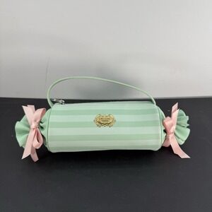 Bath & Body Works Cosmetic Bag Candy Striped SWEETEST SONG GIFT purse